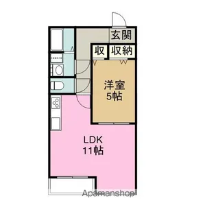 ハートフル バロンマーノ【1階】の間取り