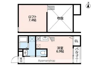 ESCADA SOGA【2階】の間取り