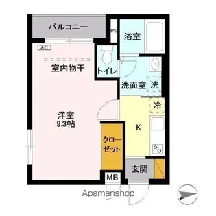 リーゾ【1階】の間取り