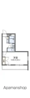 レオパレス国府台【2階】の間取り