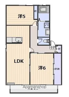 ドミール M【2階】の間取り