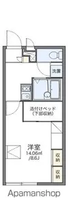 レオパレス今宿【1階】の間取り