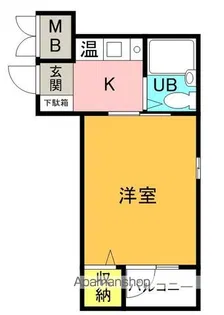 サンハイツ【2階】の間取り