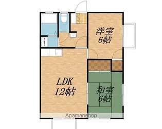 ソージュ【201号室】の間取り