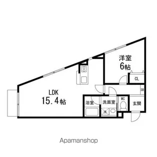 ARRIVARE仙台東【108号室】の間取り