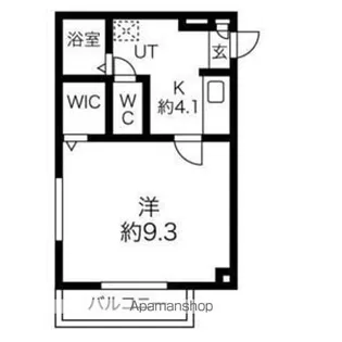 メゾンベール大松【1階】の間取り