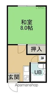 あさみコーポレス【105号室】の間取り