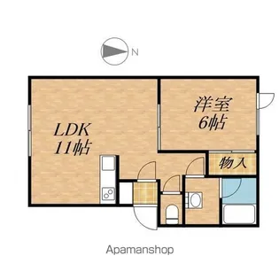 メゾンウィッシュ【2階】の間取り