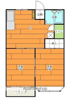 ドエル清水A【205号室】の間取り