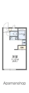 レオパレスOGURA【207号室】の間取り