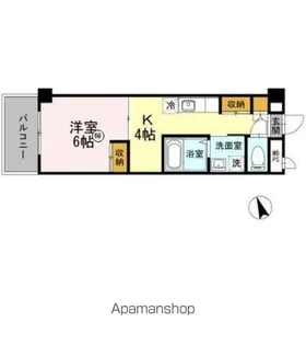 シーガルマンションⅡ【405号室】の間取り