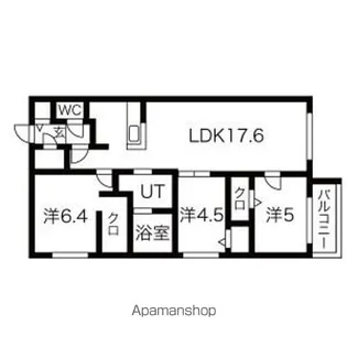 ATTRAENTE(アトラエンテ)【2階】の間取り