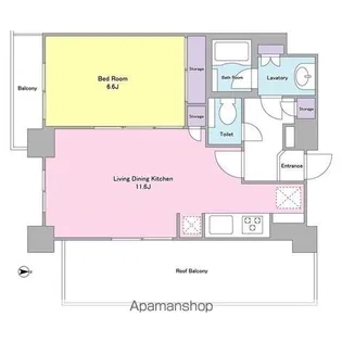 コンフォリア学芸大学イースト【4階】の間取り