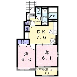 エス・フリーデ Ⅰ【1階】の間取り