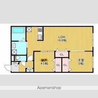 THE RESIDENCE 南平岸【1階】の間取り