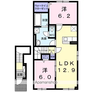 SIDE4【2階】の間取り