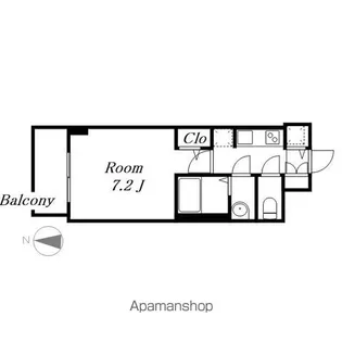 愛知県名古屋市中村区竹橋町【マンション】の間取り