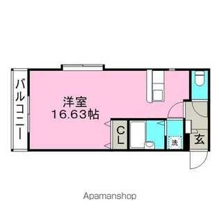 バイ マイセルフ【1階】の間取り