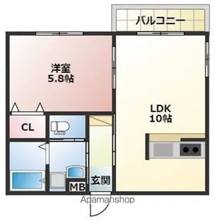 SAINT JURIEN VILLAGE【303号室】の間取り