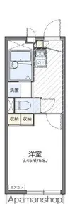 レオパレス諏訪 YANAGI【1階】の間取り