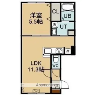 リーフ・ワン【3階】の間取り