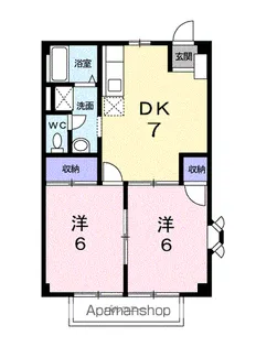 サンビラーゼ【1階】の間取り