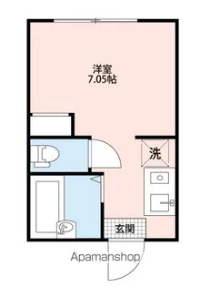 デュオメゾン横濱石川町WEST【1階】の間取り