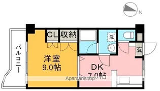 ドリームハウスⅢ【6階】の間取り