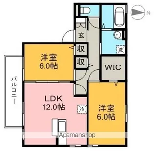 グランフェリオ A棟【2階】の間取り