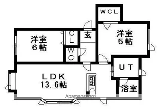 グリーンベールⅠ【102号室】の間取り