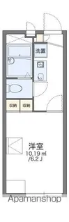 レオパレスエクセル歩坂町Ⅰ【204号室】の間取り