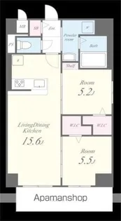 博多グランドレジデンス【2階】の間取り