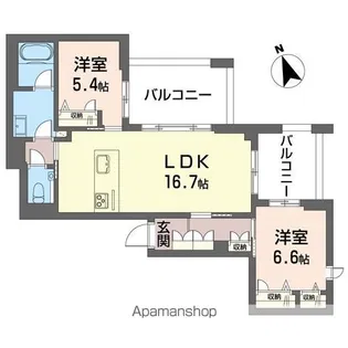 グラン セノーテ【3階】の間取り