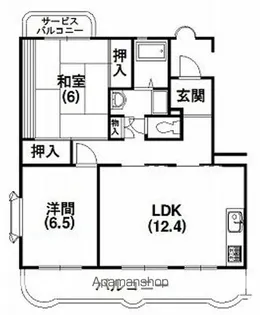 静岡県浜松市中央区恩地町【マンション】の間取り