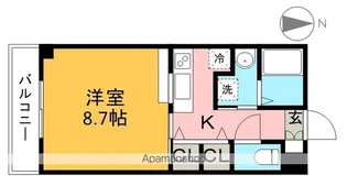 こうき秦南【4階】の間取り