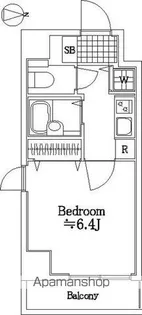 OLIO芝浦【7階】の間取り