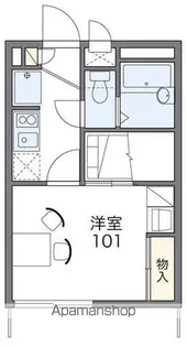 レオパレスエスト長府【106号室】の間取り