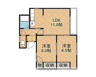 アットホーム新庄A【5号室】の間取り