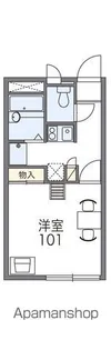 レオパレスFLORAⅡ【304号室】の間取り