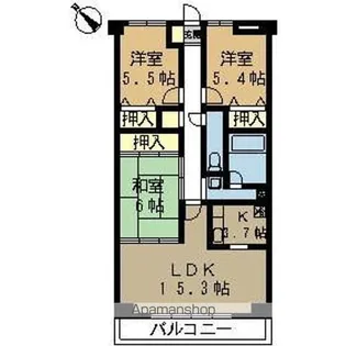 CASSIA八千代緑が丘【9階】の間取り