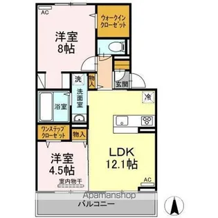 プレジデント持田 B棟【3階】の間取り