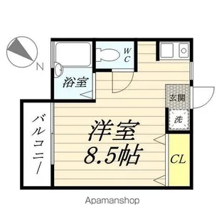アベニール【1階】の間取り
