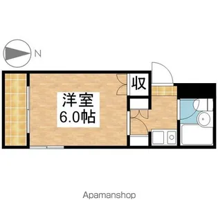 アメニティハウスⅠ【3A号室】の間取り