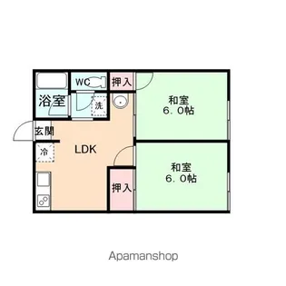 N1ハイム【203号室】の間取り