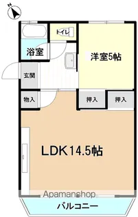 小滝グリーンハイツ【402号室】の間取り