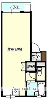 メイプルハウス桃木【210号室】の間取り