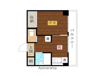 TBKビル【301号室】の間取り