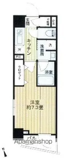 フレシア中目黒【3階】の間取り