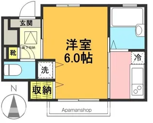 ヴィヴレ松原【101号室】の間取り