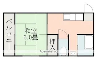下荒田Nビル【203号室】の間取り